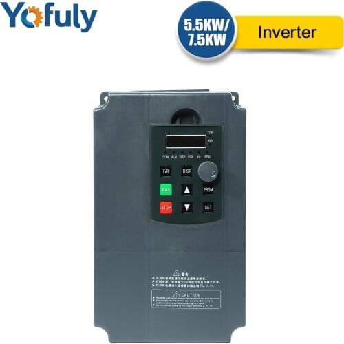5.5kw 7.5kw Inverter 220V/380V AC Frequency Inverter Single Phase Input 3 Phase Output VFD Variable Frequency Drives