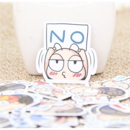 40 pcs Cute little snail waterproof for phone car Label Decorative Stationery Stickers Scrapbooking DIY Diary Album toy Sticker