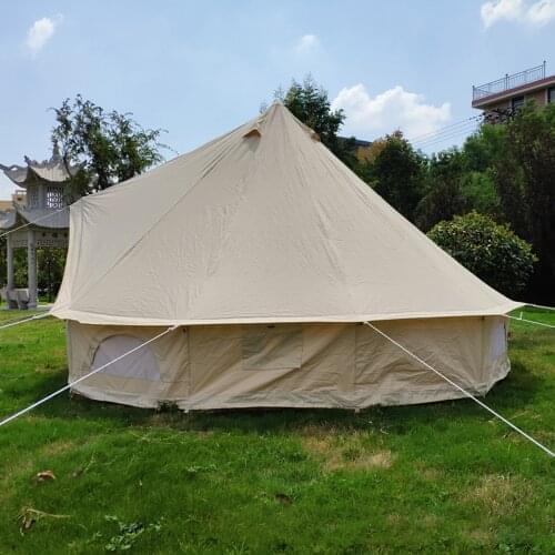 5M Diameter Oxford Cloth Fabric Camping Wedding Bell Type Outdoor Luxury Waterproof Large Gazebo Tente De Camping Tienda De Camp