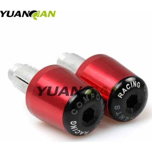 22mm Aluminum Motorcycle Handle Hand Bar Ends Motorbike Handlebar Grips Ends For Suzuki GSXR GSX-R 600 750 1000 K1 K2 K3 K4