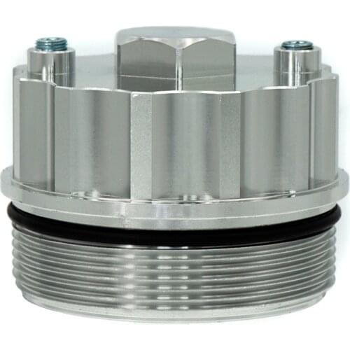 Aluminum oil filter adapter for oil pressure oil temperature for BMW e38 730/735 V8 Engine cap224