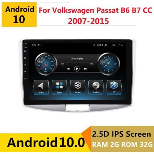 2G RAM Android car stereo for Volkswagen VW Passat B6 B7 CC 2007 08 09 - 2015 radio navigation GPS Multimedia Player headunit