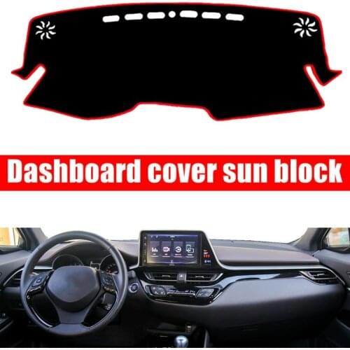 For Toyota C-HR CHR 2016 2017 2018 Car Dashboard Cover Mat Pad Sun Shade Instrument Protective Covers Carpet Styling Accessories