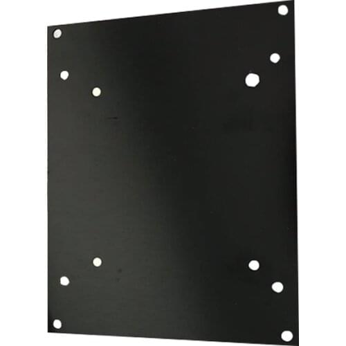 Customized aluminum 6061 laser cutting plate Aondized black sheet metal
