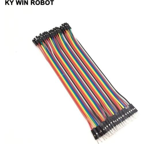 Dupont line 40pcs 15cm 2.54mm 1p-1p Pin Female to Male Color Breadboard Cable Jump Wire Jumper For Arduino