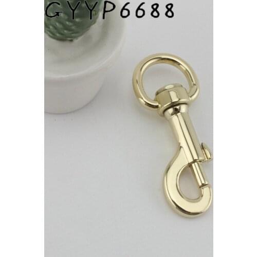 20mm 10pcs big trigger Gold snap hook swivel clasp claws strong swivel dog hooks hardware hook Bag hardware accessories