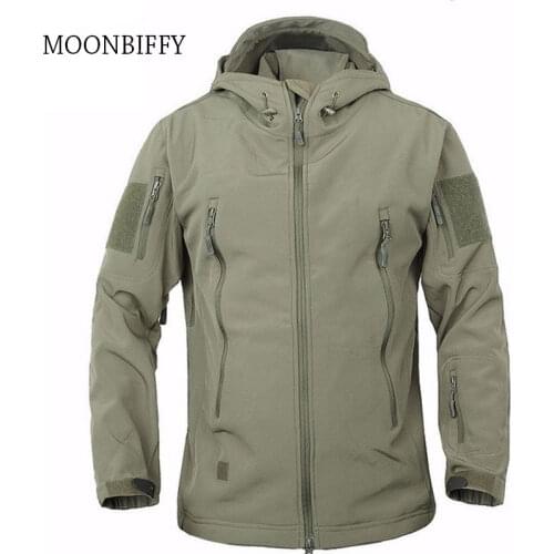 5XL Men Warm Outdoor Waterproof SoftShell Jacket Hunting Windbreaker Ski Coat Women Hiking Rain Camping Tactical Clothing
