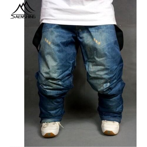 Hot style!free shipping The new mens ski pants, waterproof windproof snowboarding , straps ski pants Waterproof windproof