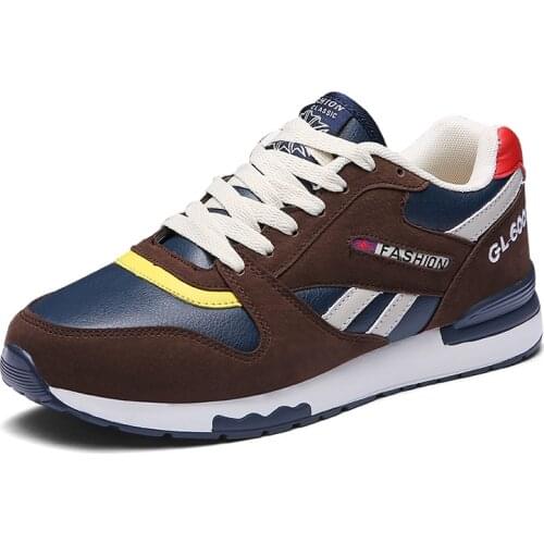 Men Casual Shoes Light Artificial Leather Sneakers 2021 New Autumn Comfort spring Outdoor Breathable Casual Flats Shoes Men