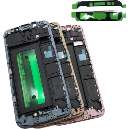 Original New For Samsung Galaxy J7 Pro 2017 J730 J730F J730G J730FD Mobile Phone LCD Plate Housing Front Bezel Middle Frame
