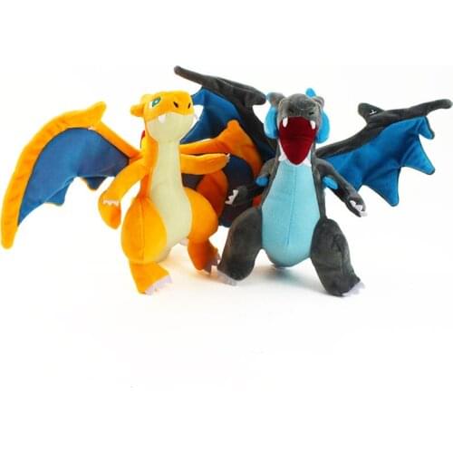 Pokemon Evolution Fire-breathing Dragon Charizard XY Edition Mega Plush Toys Childrens Gift Doll Toy Customization