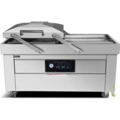 Fully Automatic Vacuum Packer sealer machine Double Room Vacuum Packaging machine Vacuum + sealing + pringting machine