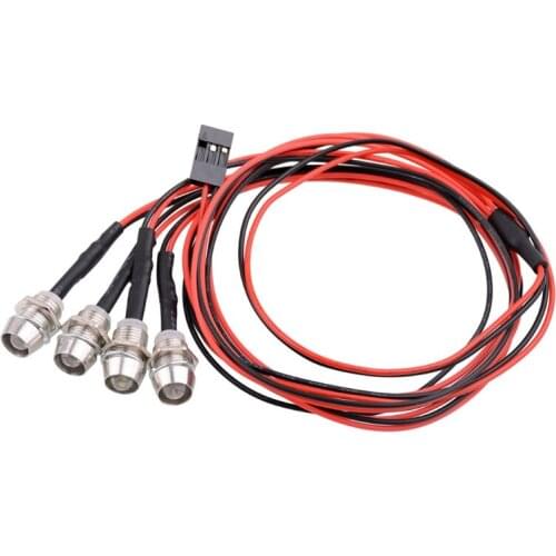 RC Model Car Universal 4 White 5mm LED RC Car Light B36E