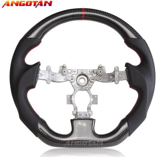 Steering Wheel Fit For Nissan GTR Perforated leather Carbon fibre Car Steering Wheel