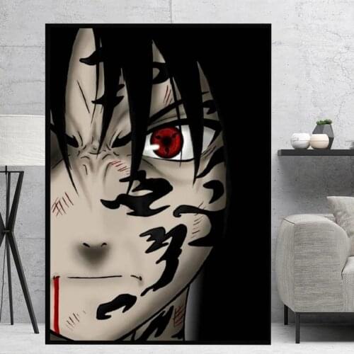 Japanese Anime Characters Sasuke Uchiha 5D Art Home Decor Diamond Painting Mosaic Full Drill Rhinestone Cross Stitch Embroidery