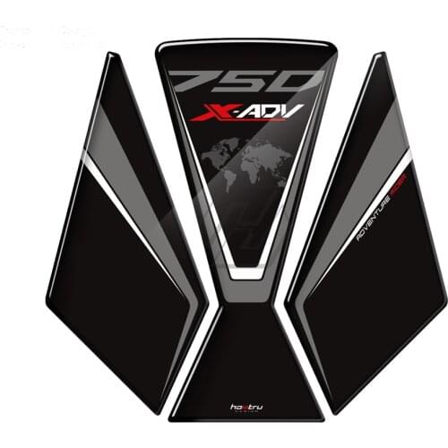 For Honda Scooter X-ADV Xadv 750 Tank Pad Protection Sticker 3D Resin Prevent Scratc Decal