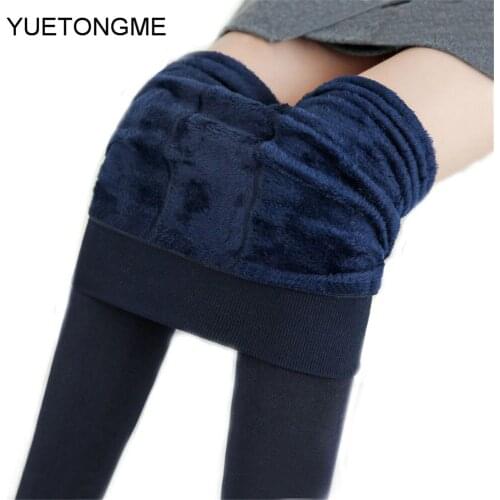 Winter Women Leggings Velvet Warm Pants Leggings Women Solid Color Legging Comfortable Keep Warm Stretchy Legging