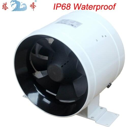 10 inch greenhouse inline duct fan blower water proofing large air flow fan outdoor