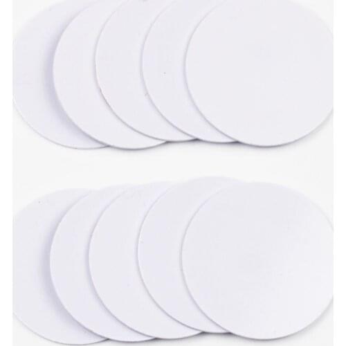 10pcs 13.56MHZ NFC Tags 1K S50 F08 ISO14443A Smart NFC Coin Card Dia 25mm/30mm