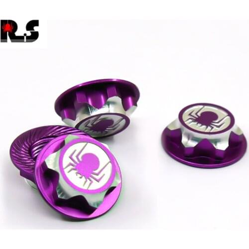 RCFUN 4PCS Aluminium 17MM Hex Wheel Nut Center Cap for 1:8 Off-road RC Car Monster Truck Traxxas X-Maxx SUMMIT E-REVO