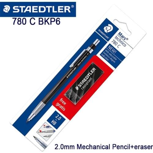 Staedtler Mars technico 780 C BKP6 2.0mm Automatic Mechanical Pencil Professional drawing design engineering