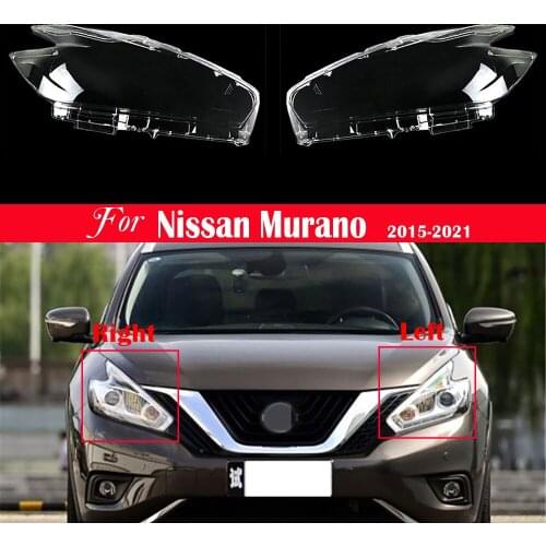 Car Headlamp Lens Replacement Auto Shell For Nissan Murano 2015 2016 2017 2018 2019 Headlight Cover Lampshade Lampcover Shade