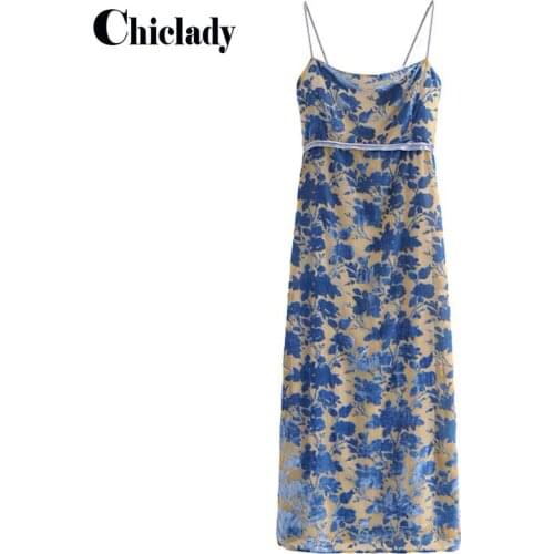 CHICLADY Designer Style Women Velvet Long Dress Back Cross Spaghetti Straps Midi Summer Dress Sexy Backless Party Dresses fiesta