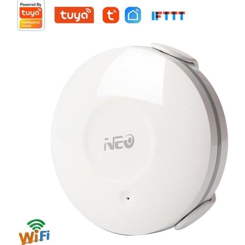 Tuya WiFi Water Leak Sensor Smart Home Detector Smartlife APP Notification Alerts Water Flood Leak Alarm Home Security