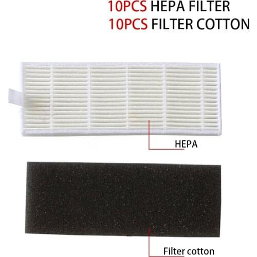 Sponge+ Filters for ILIFE Cleaning Robot for chuwi ilife A4 A4S A6 Robot Vacuum Cleaner hepa filter for Ecovas DN621 DN621 DN620