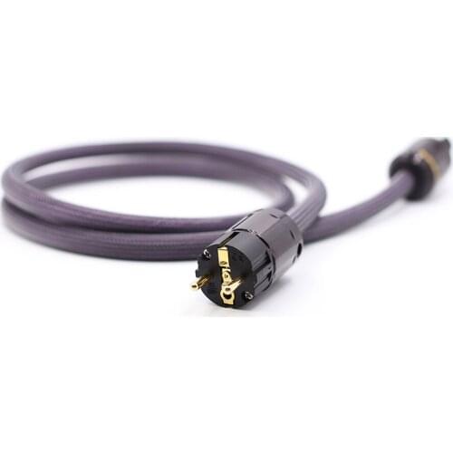 HiFi Power-cable HIFI Audio-Amp Acrolink OFC EU version power cable Line AC313 with Glod-Plated EU power connector