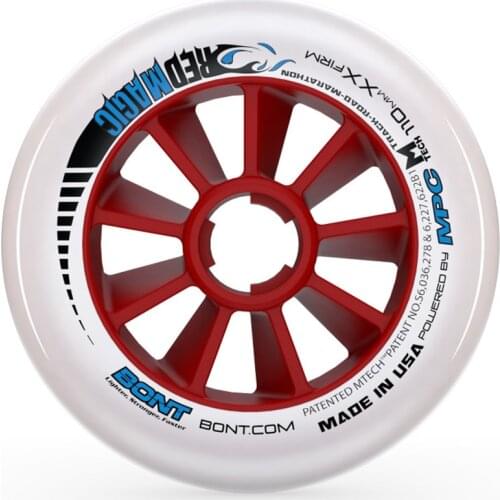 8pcs 100% Original Bont MPC Firm Speed Skates Wheels High Response 90 100 110mm 83/85/86/87A Inline Speed Racing Skating Tires