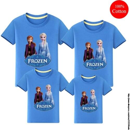 Disney Frozen Elsa Kids Summer Clothes Childrens Cotton Casual Tops Forshort-sleeved T-shirts Baby Boy Tops Boys Pink Shirt