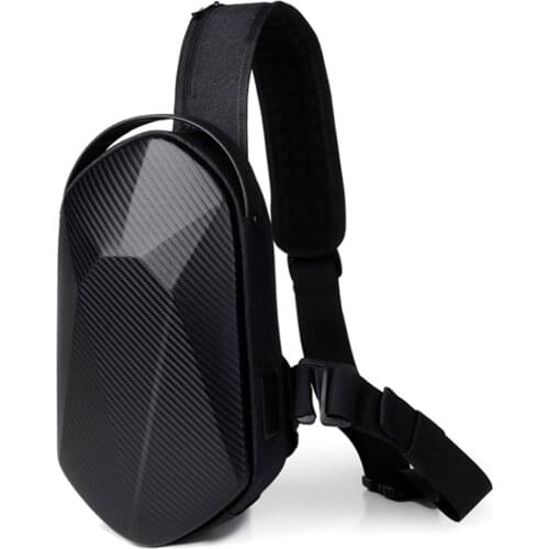 Mens Multifunction Shoulder Bag USB Man Waterproof Crossbody Sling Chest Bags Travel Pack Messenger Cross body Pack For Male