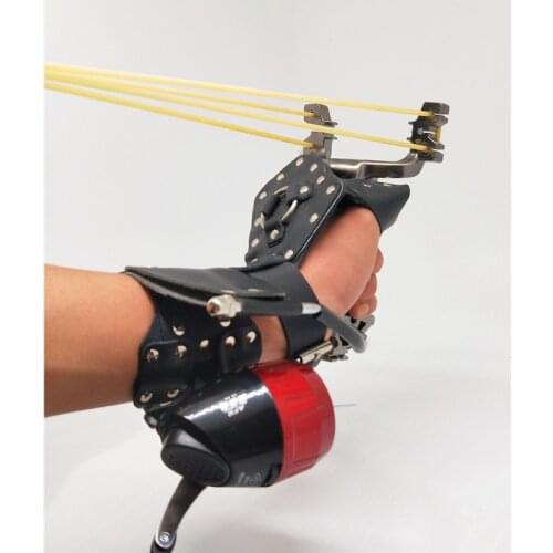 Powerful fishing slingshot set fish shooting arrow slingshot outdoor launcher or precise outdoor fishing hunting