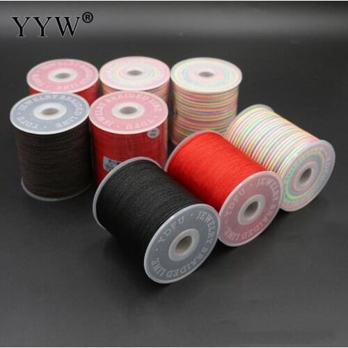 Nylon Cord 1mm Polyamide Cord Sewing Thread Rope Silk Beading String For Jewelry Making 518m Durable Cord For Bracelet Making