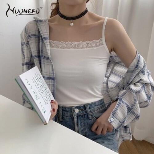 NUONEKO Women's Cropped Tank Tops