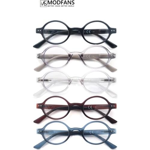 Men Classic Retro Reading Glasses Vintage Round Readers Frame Lightweight With Spring Hinge Prebyopic Eyeglasses For Women