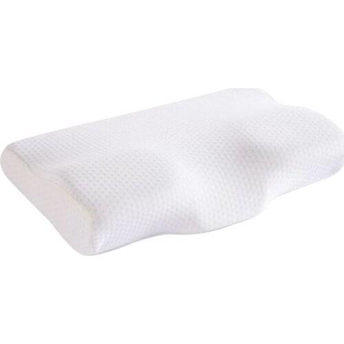 Novelty Butterfly Shaped Bedding Pillow White Memory Foam Neck Pillows Cervical Support Neck Rest Bedding Pillow Health Care 3