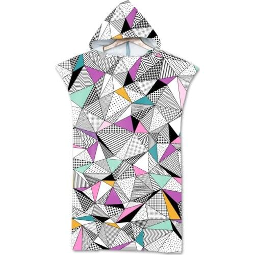 Drop Shipping New 75*110cm Microfiber Hooded Beach Towel For Adults Quick Dry Swimming Bath Towel With Cloak Bathrobe