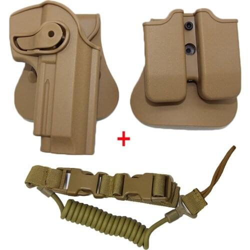 Tactical Gun Holster for Beretta M9 92 96 Airsoft Belt Holster Pistol Case Defense With Gun Sling Gun Accessories