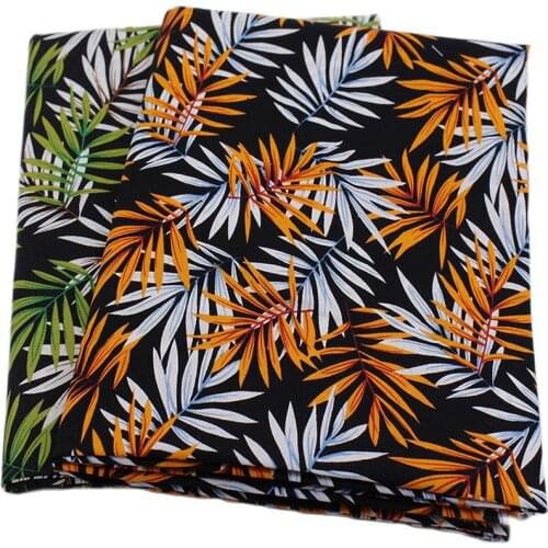 Printed Cotton Fabric For DIY Patchwork Quilting Sewing Home Textile Cloth Floral Tissue Sheet Pillow Cushion Material 0.5 meter