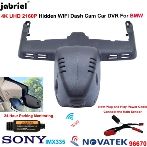 4K 2160P New Plug And Play Hidden Wifi Car Dvr Dash Cam Cameras Recorder for BMW X6 G06 X6 40i X6 m50i X6 m50d X6 40d X6 M F86