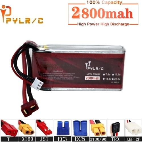 High Rate 7.4v 2800mah 45CLipo Battery For RC Helicopter Parts 2s Lithium battery 7.4v RC Car Boat Airplanes Drone Battery
