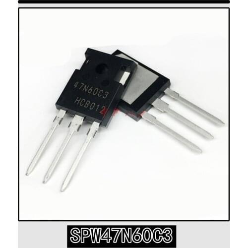 10PCS 2019+ 100% brand new imported original genuine SPW47N60C3 TO-247 47N60C3 TO247 high current field effect transistor 650V 4