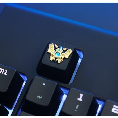 1pc Game Key cap zinc-aluminum Alloy Mechanical Keyboard Translucent keycaps