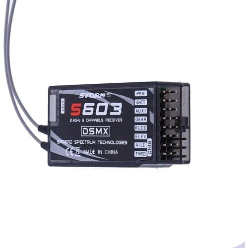 10 pcs S603 receiver ultra long distance dsm2 dsmx 6-way ar6210 alternative single ppm output