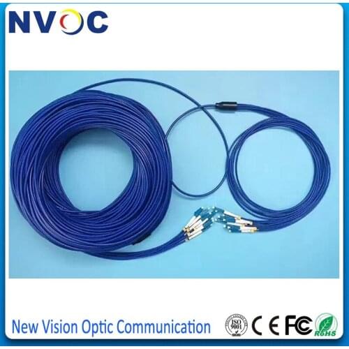 150M 6Core SM 9/125,PVC Jacket,LC/UPC-LC/UPC FC SC ST UPC Indoor Outdoor Armored Armoured Accessing Building Fiber Patch Cord