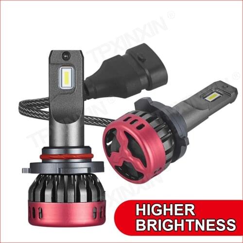 2Pcs Auto Car Headlights Bulbs LED H7 H4 H11 9006 9005 90W 9000LM Decoder Automobile Lamp Headlamp Front Fog Lights 6000K 12V