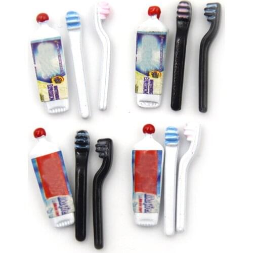 3pcs/Set Toothbrush Tooth Cup Toothpaste Shoes For Doll Accessories Girls Gifts Fashion Doll Accessories