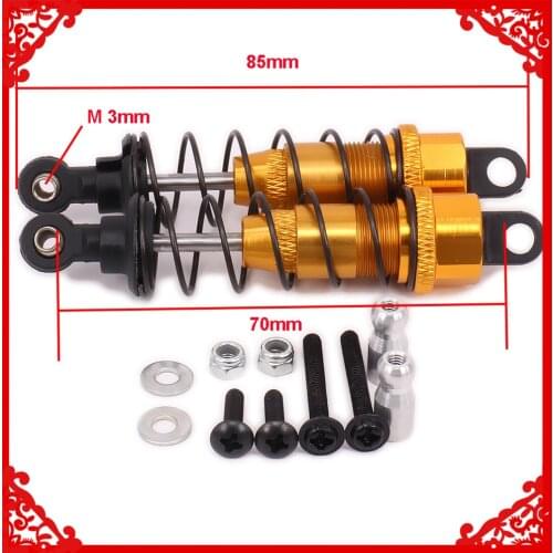 RCAWD Shock Absorber Damper 85MM For Rc Hobby Car 1/10 HPI WR8 Series Flux 101212 107888 Oil Filled Type